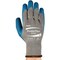 Ansell Latex Coated Gloves, Natural Latex Rubber, Crinkled, Palm, 4 Abrasion Level, Blue, 9 12 PK 206402 - alternate 1